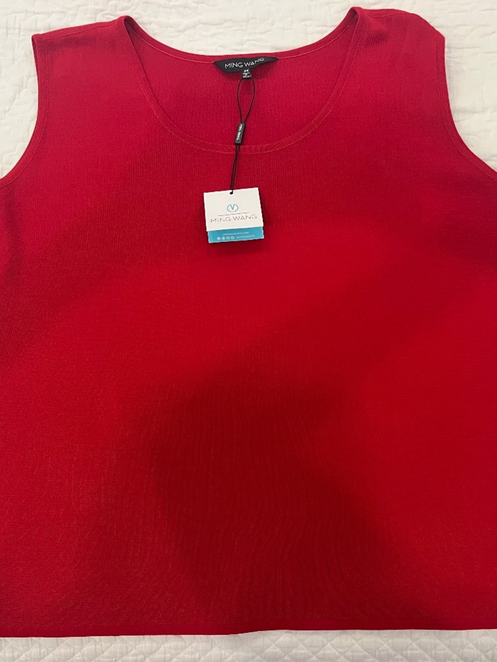 Ming wang sweater tank 3x